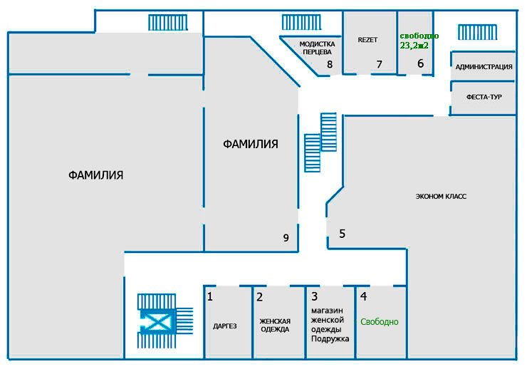 Торгово-развлекательный центр Флагман - г.Ярославль - Схема ТЦ Флагман ...